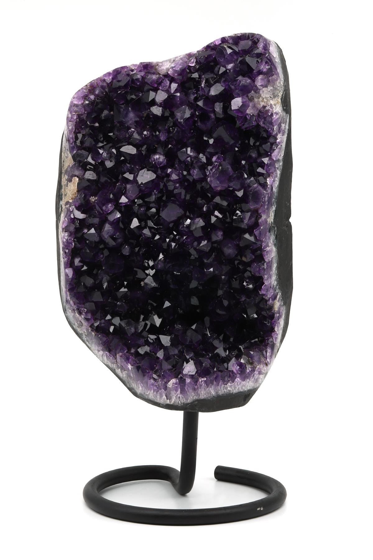 Large Brazilian Amethyst Geode with Stand