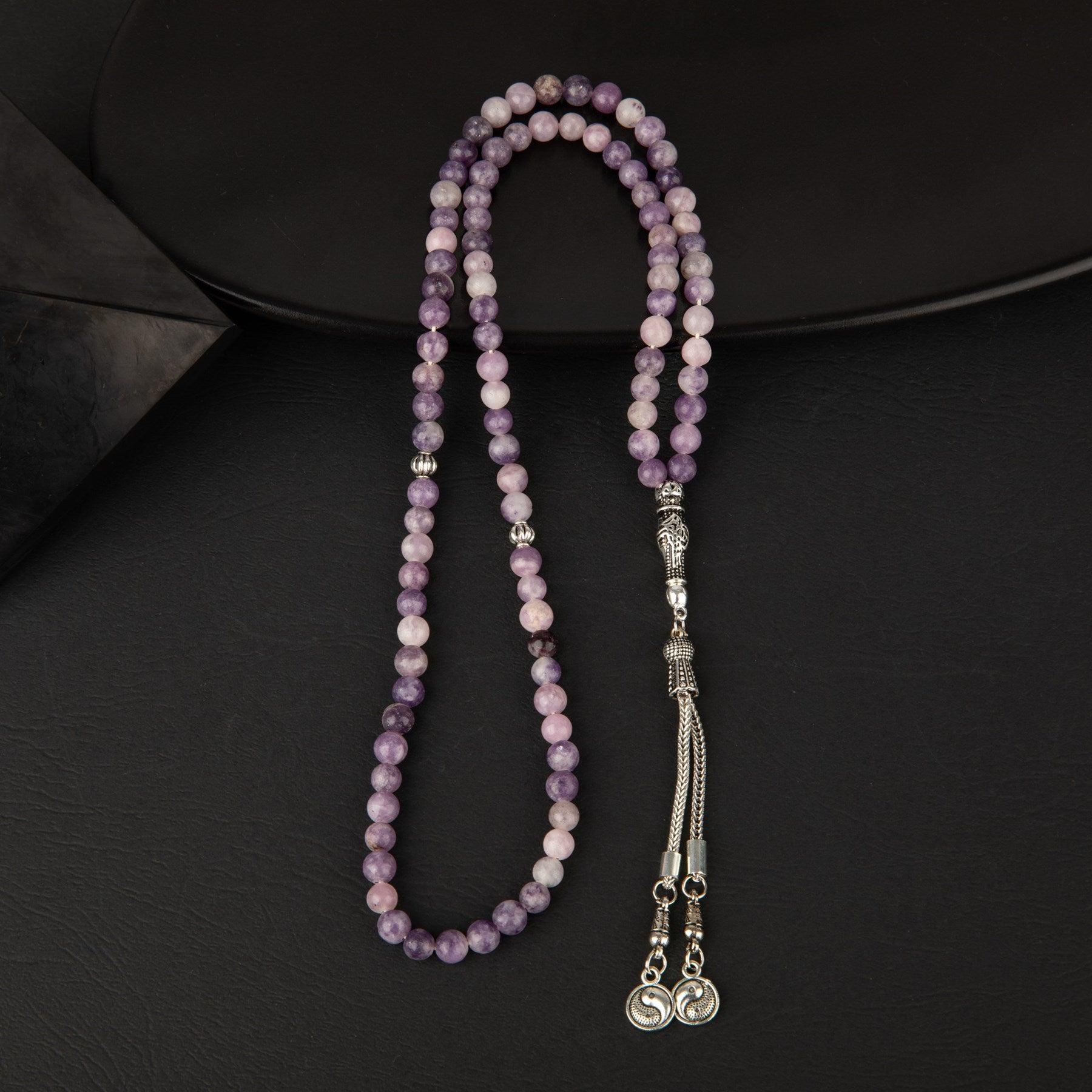 Lepidolite Gemstone Prayer Beads - 6mm / 99pc