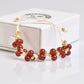 Red Agate Natural Gemstone Macrame Bracelet