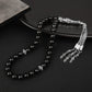 Black Tourmaline Gemstone Prayer Beads - 8mm / 33pc
