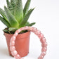 Strawberry Quartz Natural Gemstone Bracelet 9x14mm Rectangle Cut