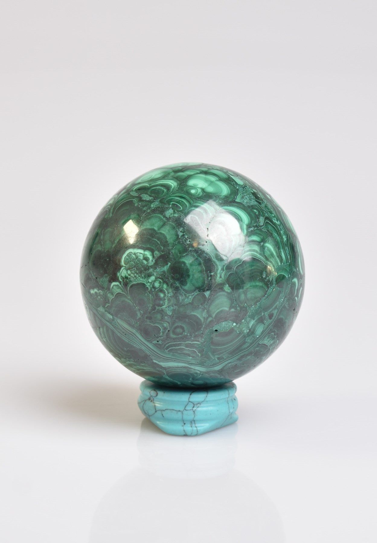 Malachite Gemstone Sphere