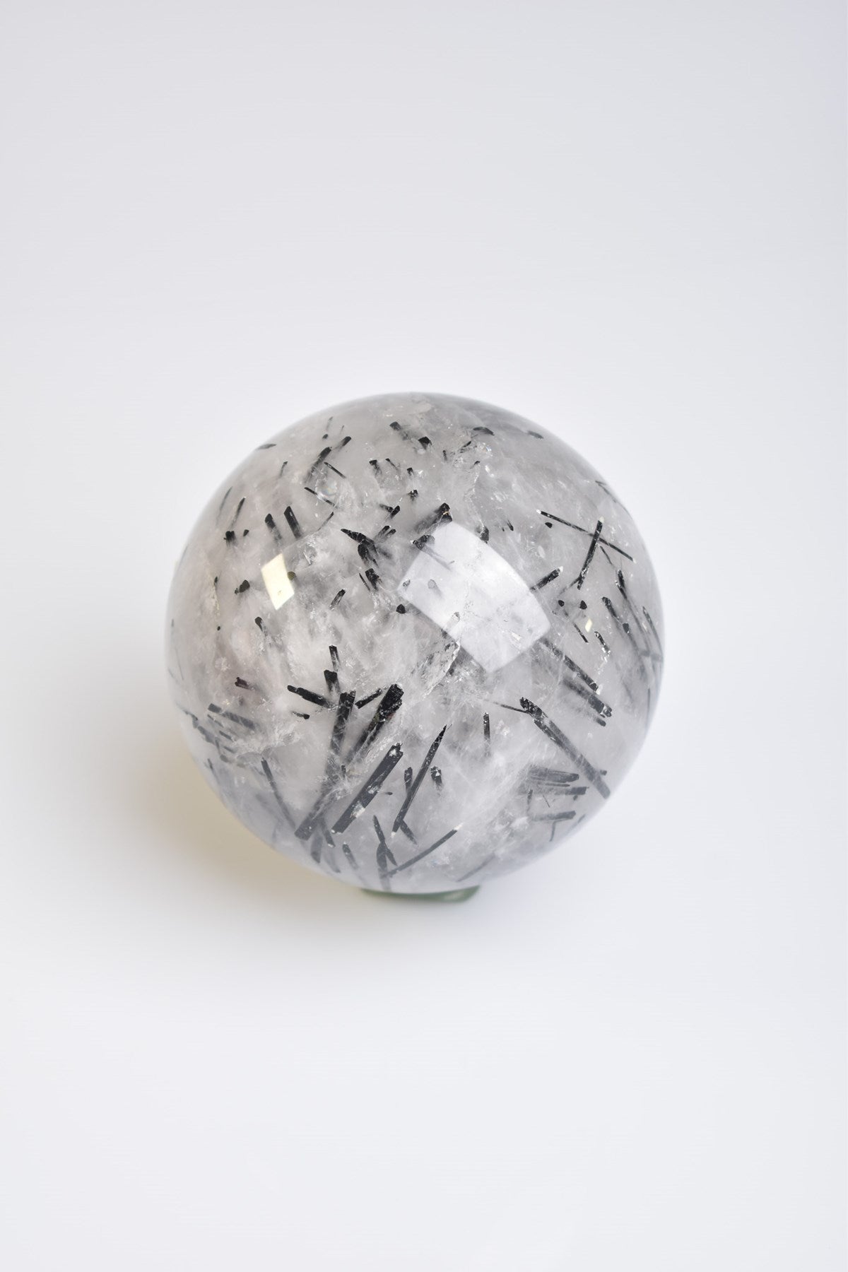Rutile Quartz Gemstone Sphere