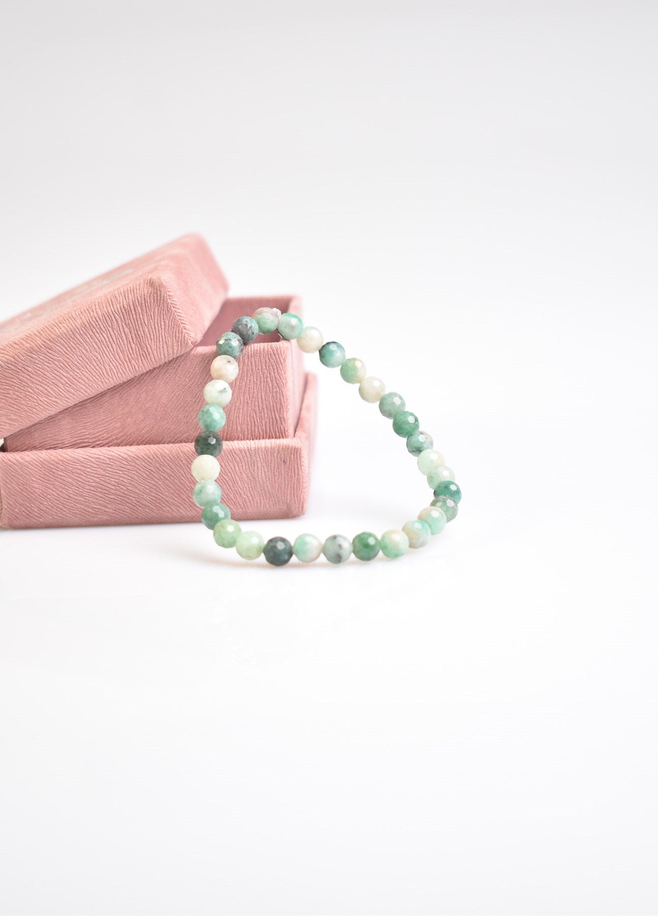 Emerald Natural Gemstone Bracelet 6mm