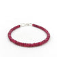 Ruby Gemstone Bracelet 3-4mm