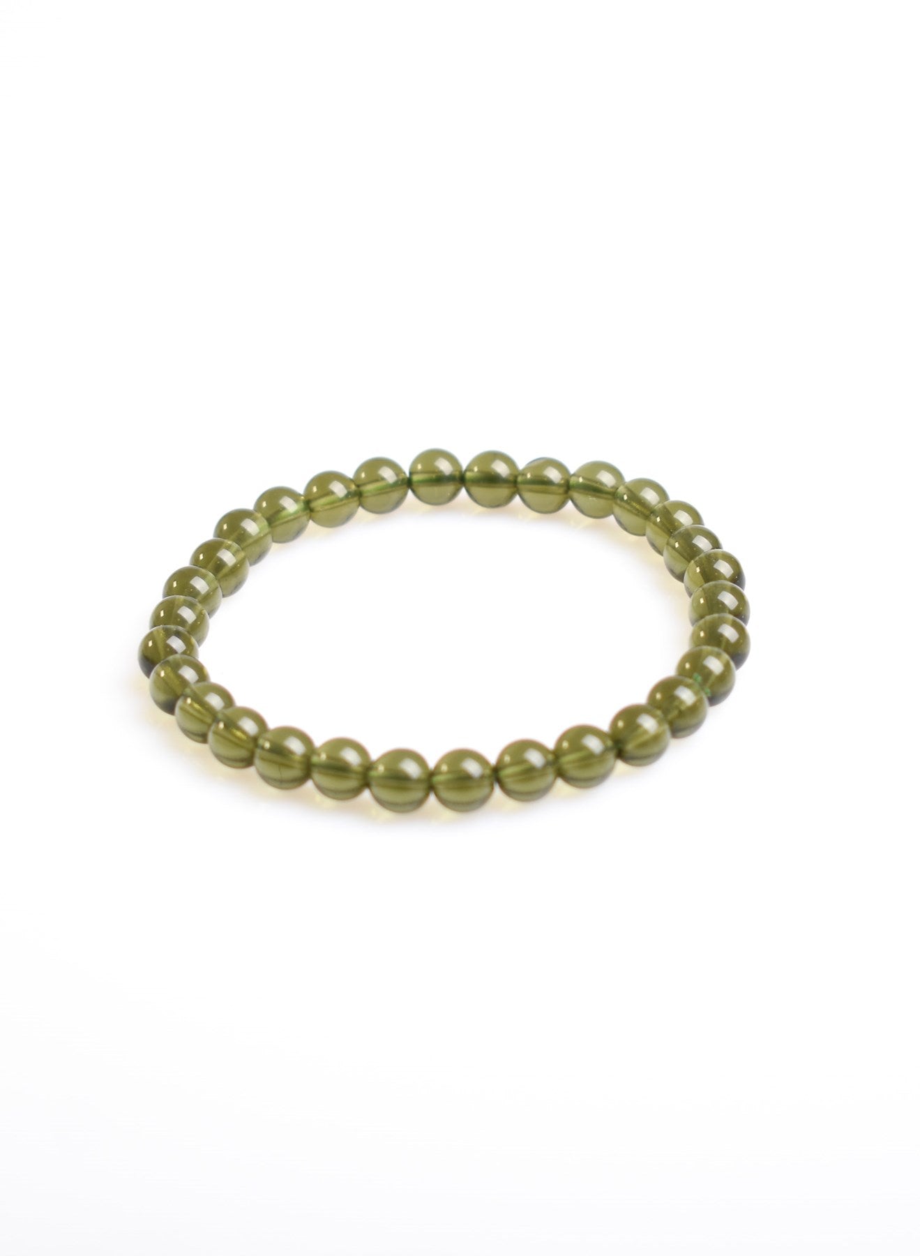 A+ Moldavite Natural Gemstone Bracelet 6mm