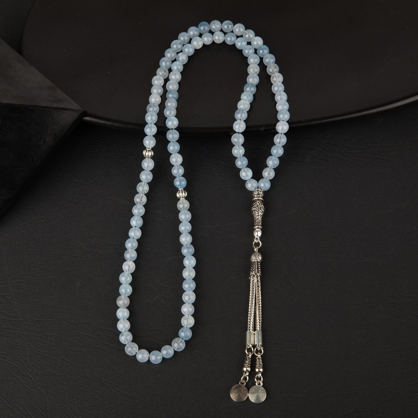 Aquamarine Gemstone Prayer Beads - 6mm / 99pc