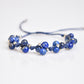 Lapis Lazuli Natural Gemstone Macrame Bracelet