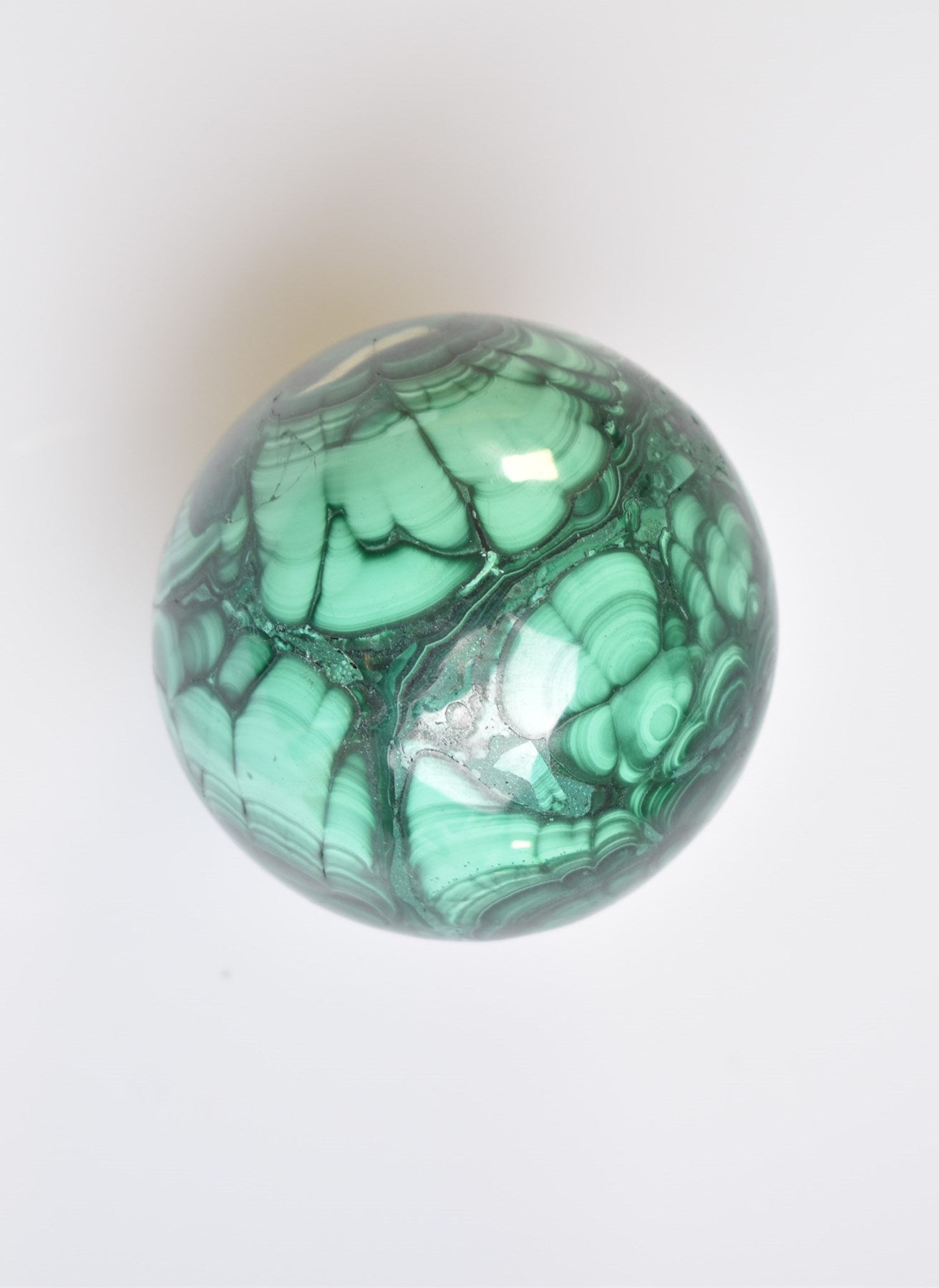 Malachite Gemstone Sphere