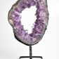 Large Brazilian Amethyst Geode on Custom Stand