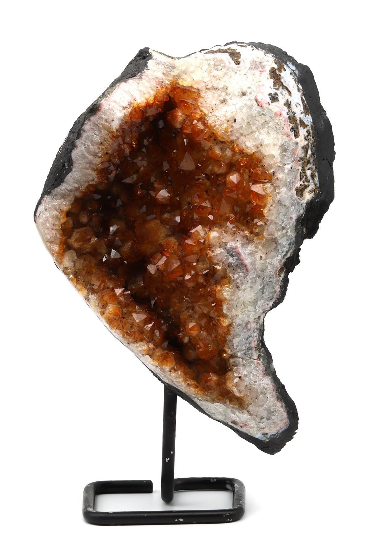 Citrine Geode with Stand