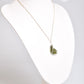 Moldavite Natural Gemstone Silver Necklace